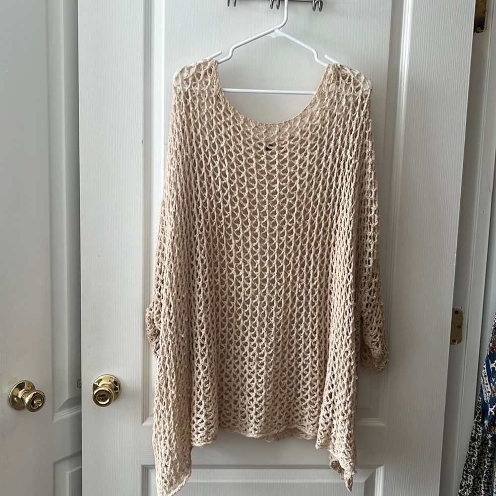 Free people oversized knit sweater